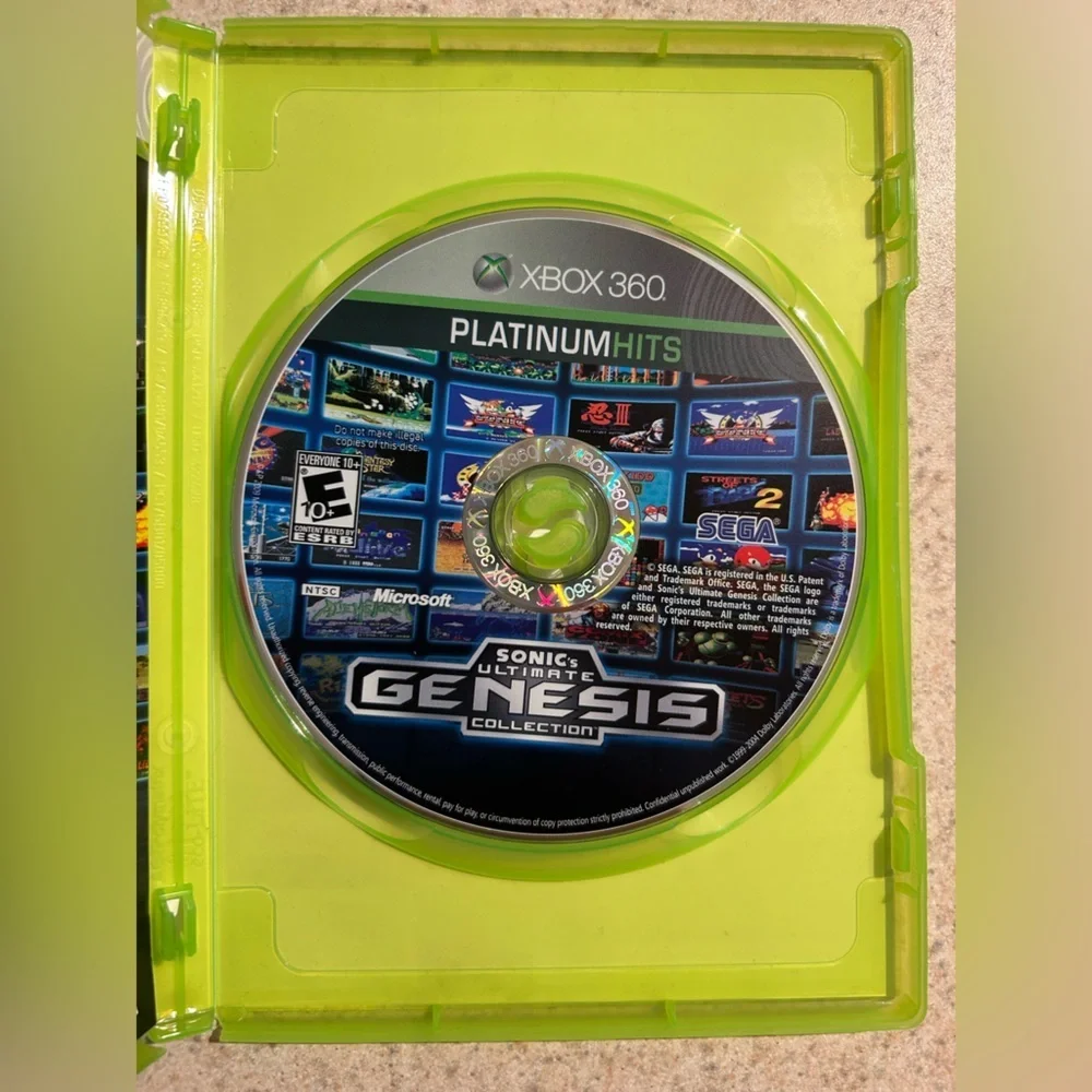 Sonic's Ultimate Genesis Collection - Green Case for Xbox 360